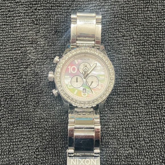 Nixon Silver Multicolor Dial Smartwatch